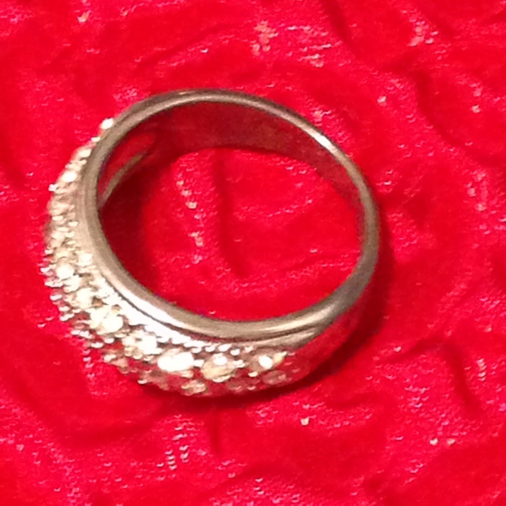 Silver Tone Statement Ring - image 7